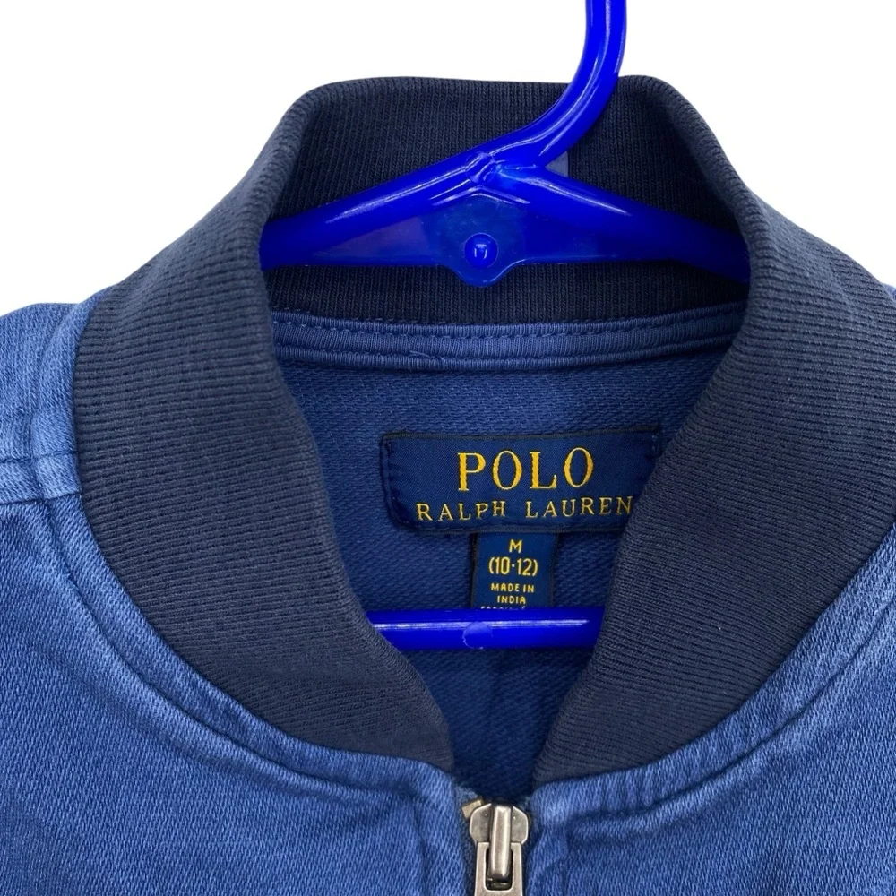 Polo Ralph Lauren Boys Stretch Cotton Baseball Jacket - Picture 4 of 7